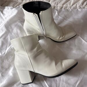 White Ankle Booties | Madden Girl